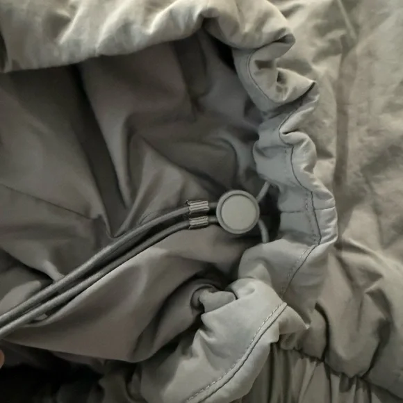 Lululemon Insulated Oversized Collared Jacket Solar Grey Women's Size L EB1 NEW